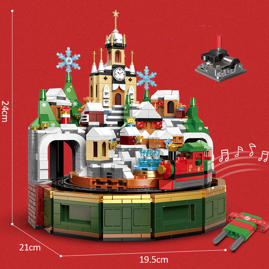 Christmas Village Rotating Mechanics Building Sets - Kawaiies - Adorable - Cute - Plushies - Plush - Kawaii