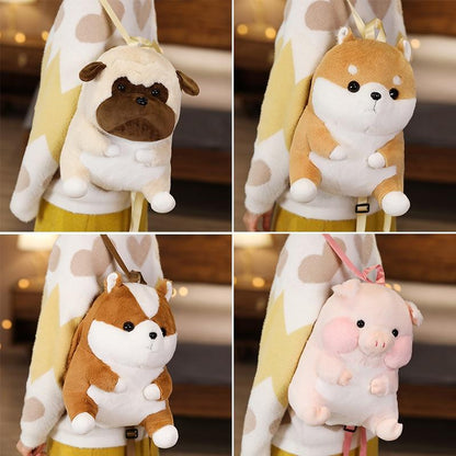 Chubby Animals Backpack | LIMITED STOCK - Kawaiies - Adorable - Cute - Plushies - Plush - Kawaii