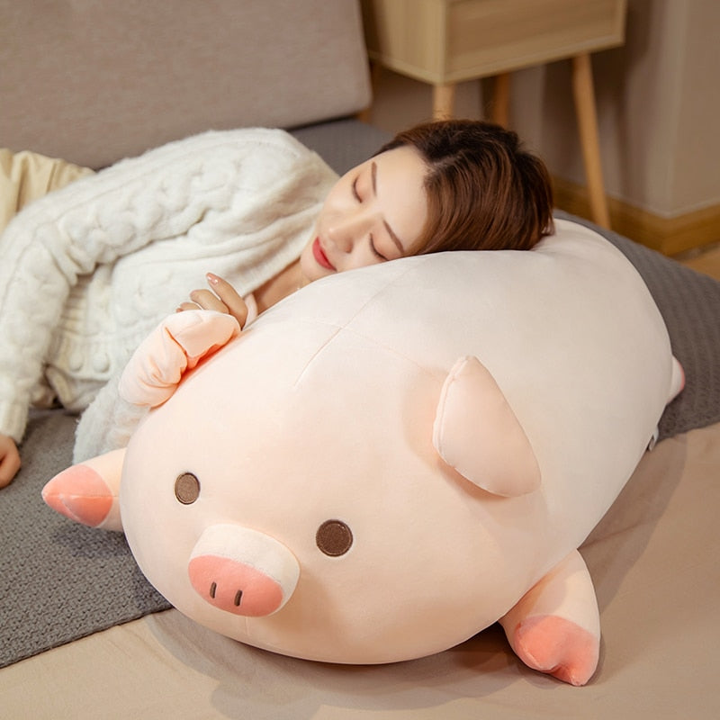 Chubby Chonky Pink Piggy Plushies - Kawaiies - Adorable - Cute - Plushies - Plush - Kawaii