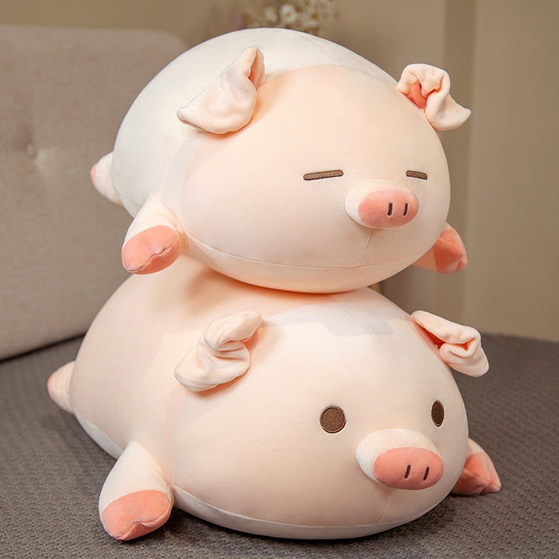 Chubby Chonky Pink Piggy Plushies - Kawaiies - Adorable - Cute - Plushies - Plush - Kawaii