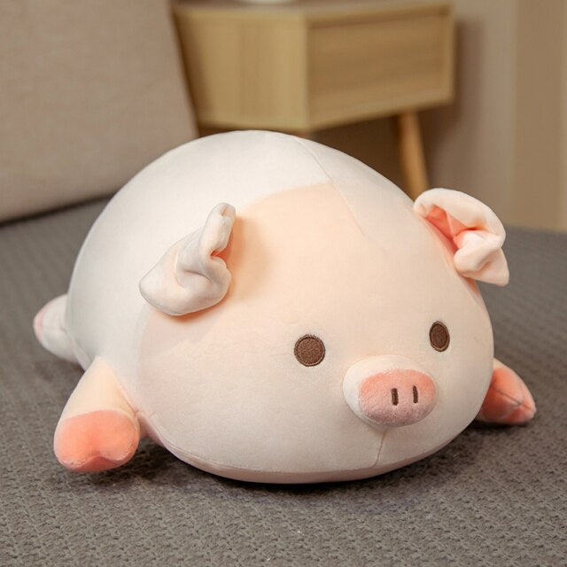 Chubby Chonky Pink Piggy Plushies - Kawaiies - Adorable - Cute - Plushies - Plush - Kawaii