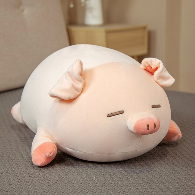 Chubby Chonky Pink Piggy Plushies - Kawaiies - Adorable - Cute - Plushies - Plush - Kawaii