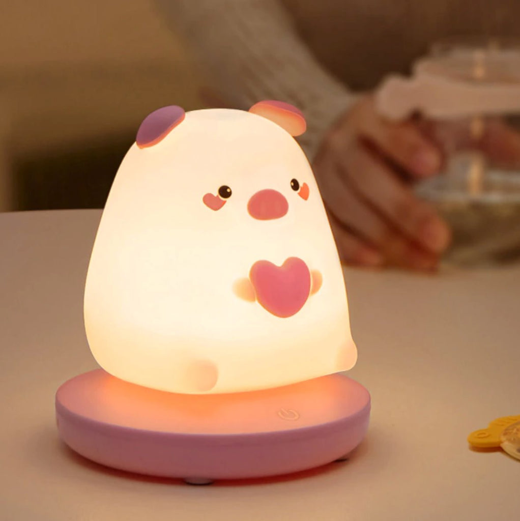 Chubby Kawaii Bunny Panda Pig Tiger LED Night Light Collection - Kawaiies - Adorable - Cute - Plushies - Plush - Kawaii