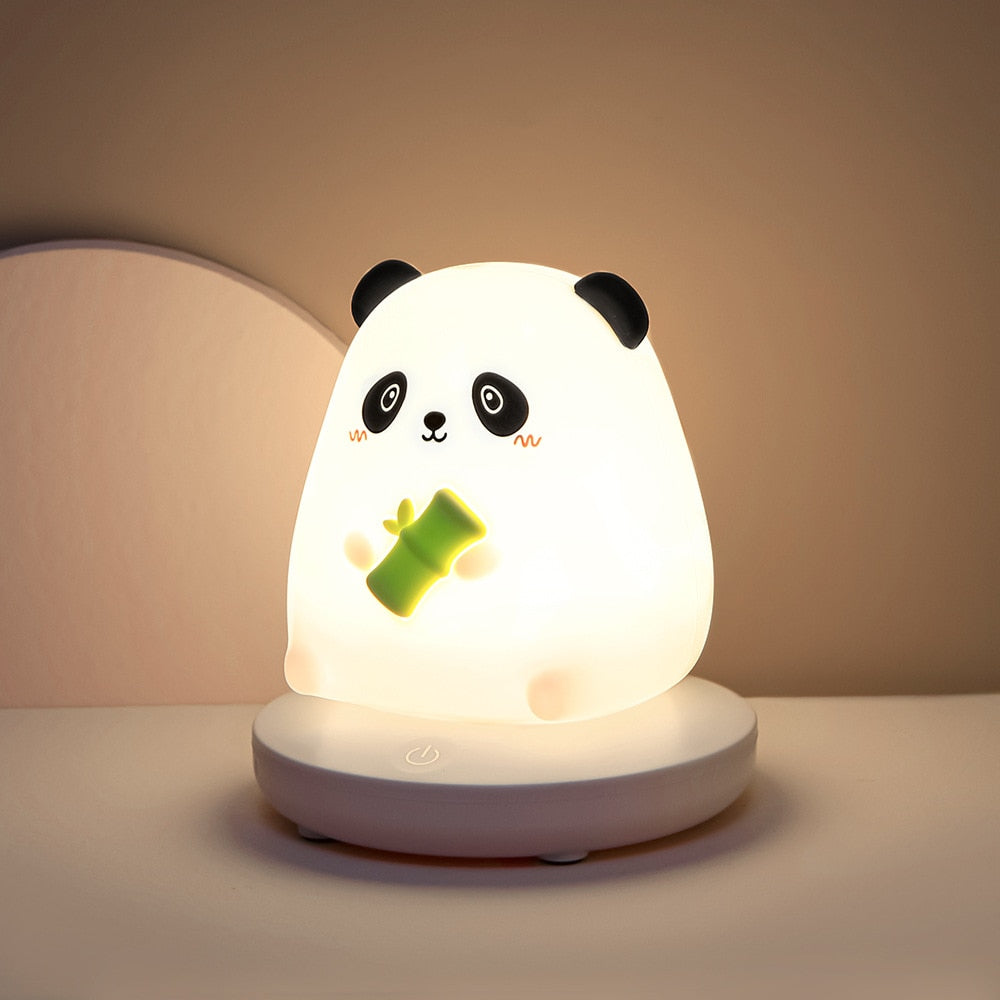 Chubby Kawaii Bunny Panda Pig Tiger LED Night Light Collection - Kawaiies - Adorable - Cute - Plushies - Plush - Kawaii