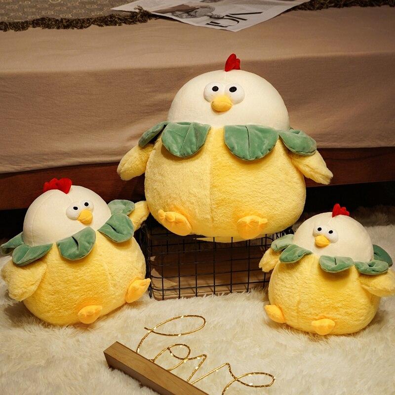 Chubby Round Chicken Plush - Kawaiies - Adorable - Cute - Plushies - Plush - Kawaii