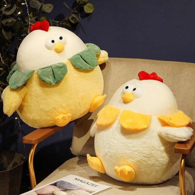 Chubby Round Chicken Plush - Kawaiies - Adorable - Cute - Plushies - Plush - Kawaii