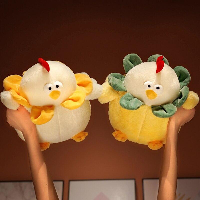 Chubby Round Chicken Plush - Kawaiies - Adorable - Cute - Plushies - Plush - Kawaii