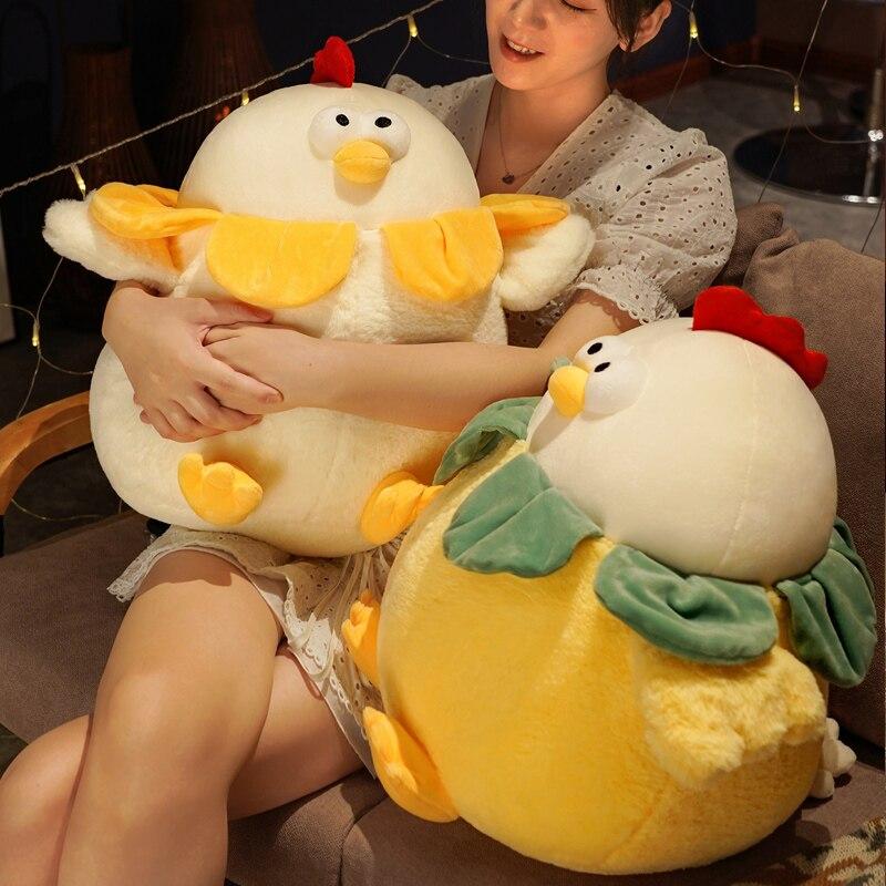 Chubby Round Chicken Plush - Kawaiies - Adorable - Cute - Plushies - Plush - Kawaii