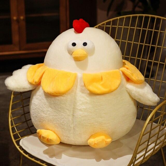 Chubby Round Chicken Plush - Kawaiies - Adorable - Cute - Plushies - Plush - Kawaii