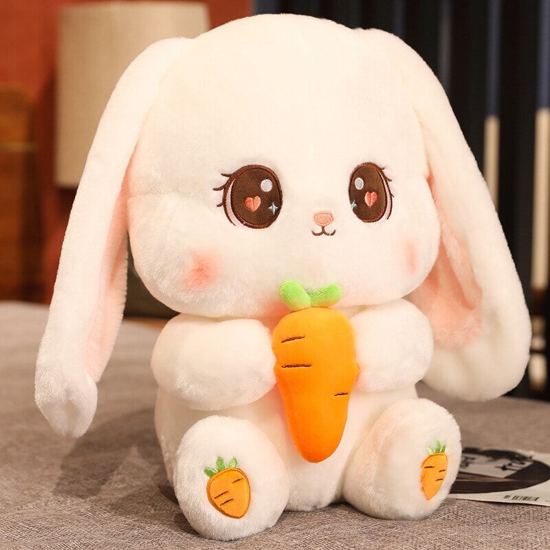 Cinnabun the Cuddly White Bunny Plushie – Kawaiies