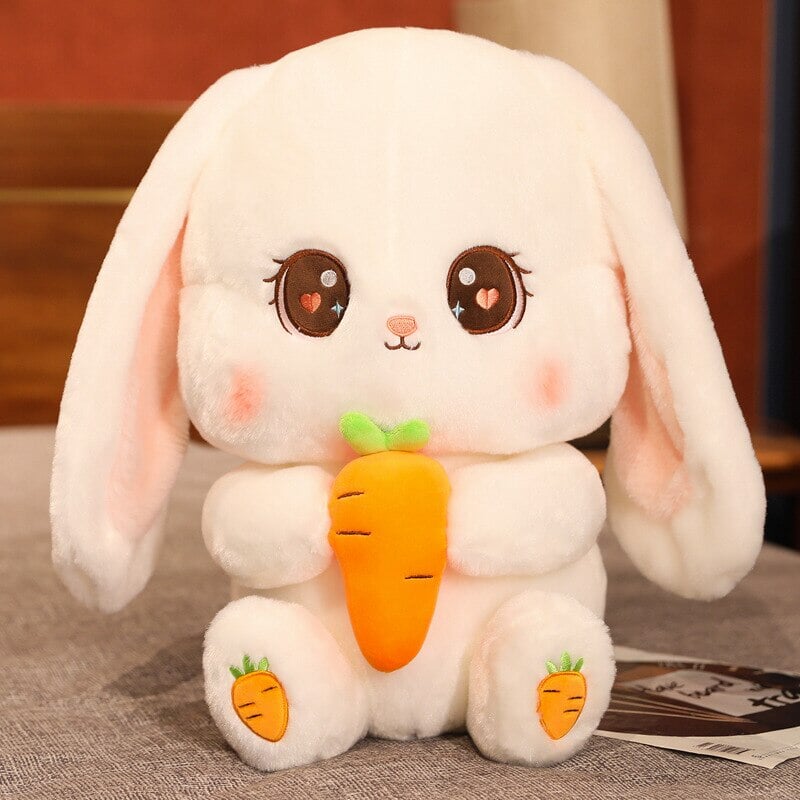 Cinnabun the Cuddly White Bunny Plushie – Kawaiies