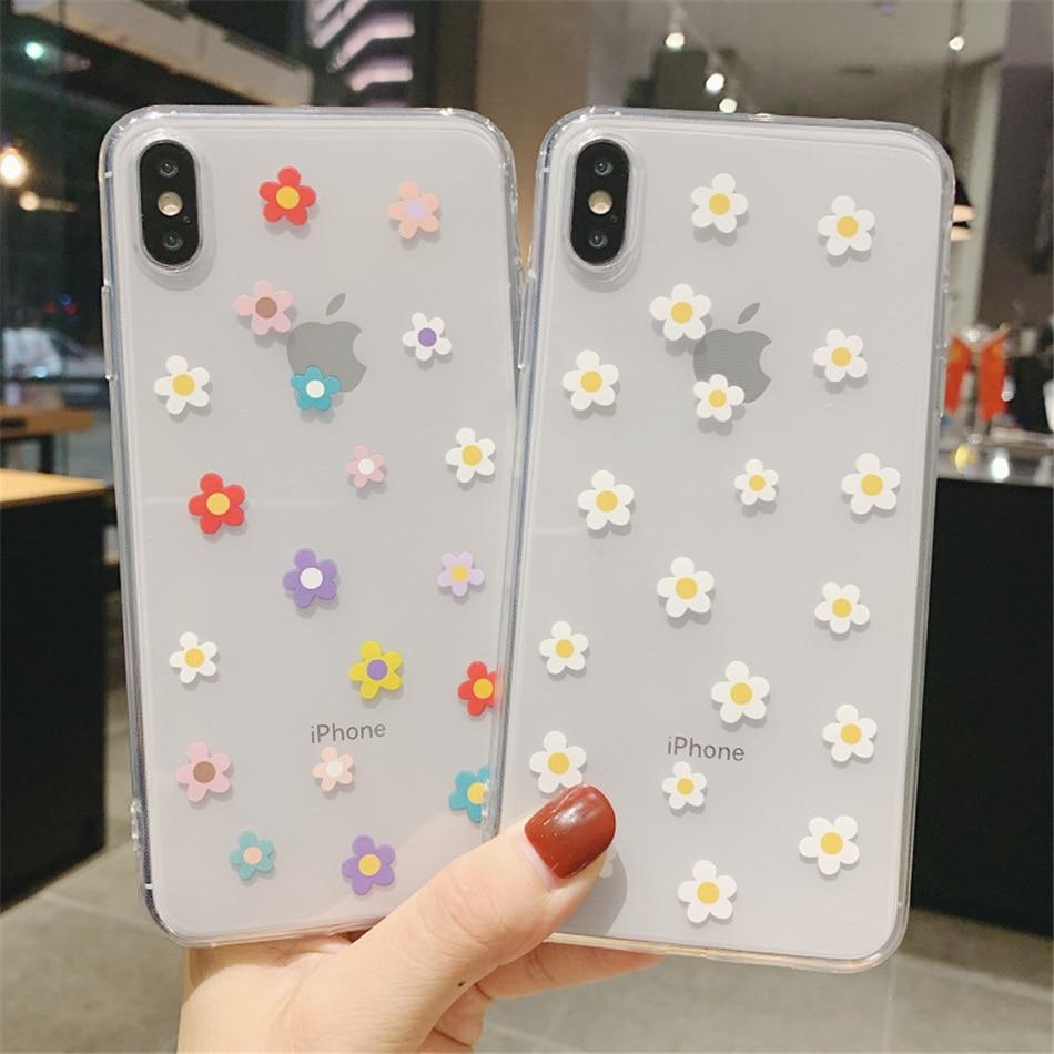 Clear Summer Daisy iPhone Case - Kawaiies - Adorable - Cute - Plushies - Plush - Kawaii