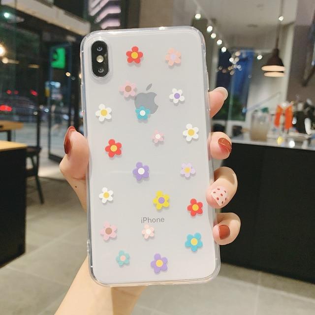 Clear Summer Daisy iPhone Case - Kawaiies - Adorable - Cute - Plushies - Plush - Kawaii