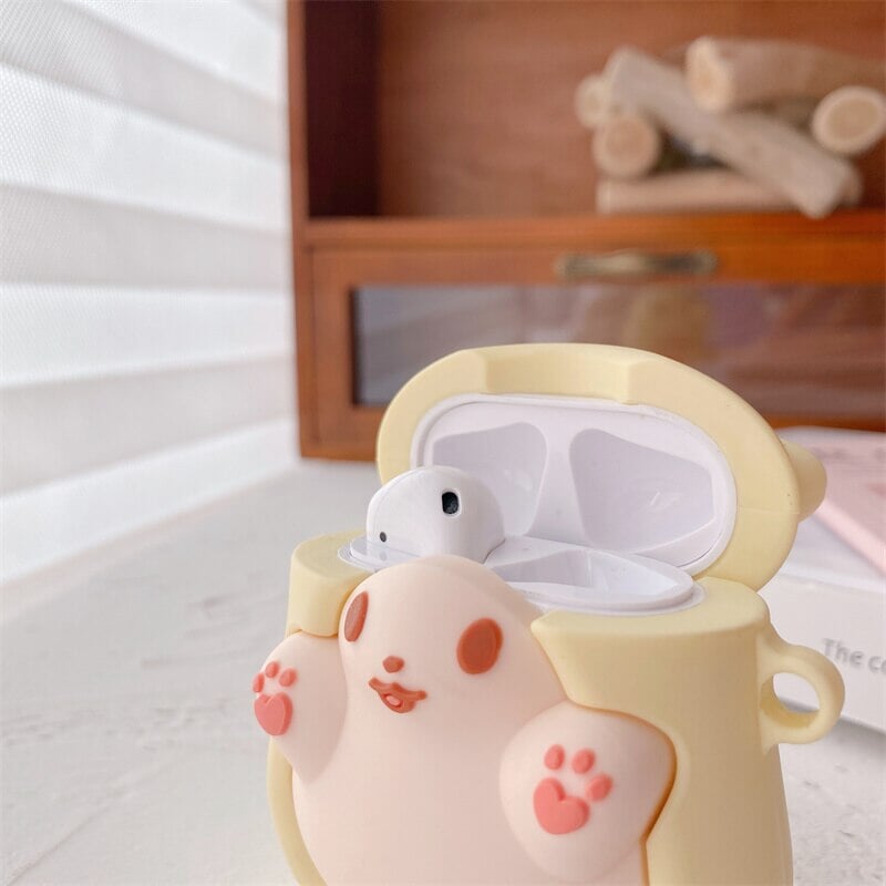 Cloak Bear Airpods Case (1&2&Pro) - Kawaiies - Adorable - Cute - Plushies - Plush - Kawaii