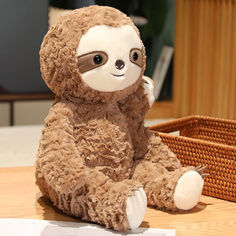 Cocoa and Boo the Fluffy Sloth Plushie - Kawaiies - Adorable - Cute - Plushies - Plush - Kawaii