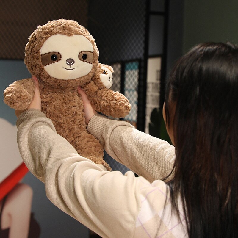 Cocoa and Boo the Fluffy Sloth Plushie - Kawaiies - Adorable - Cute - Plushies - Plush - Kawaii