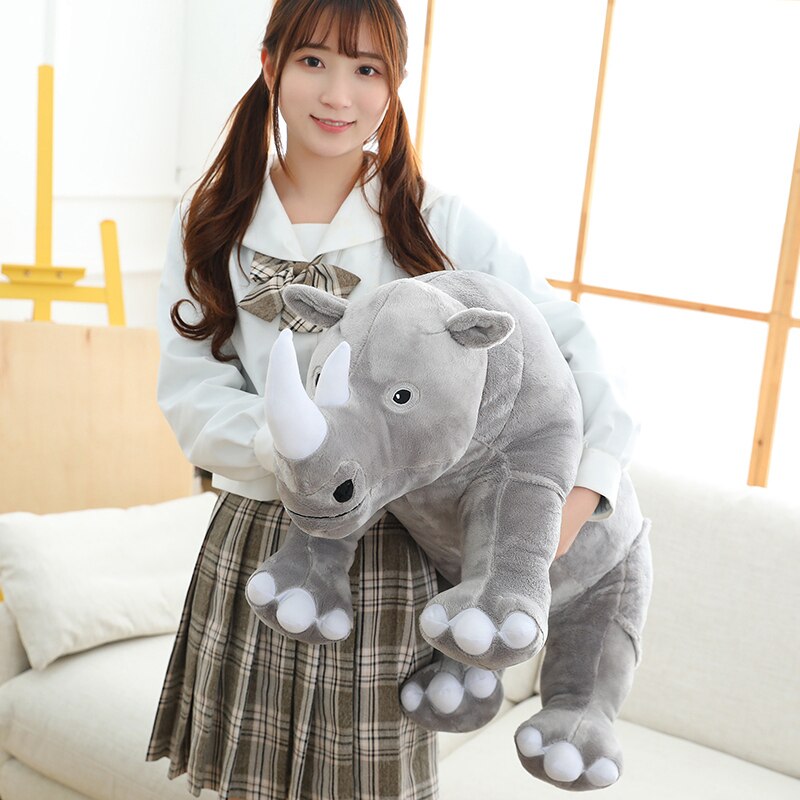 Colorful Cuddly Rhino Plushies - Kawaiies - Adorable - Cute - Plushies - Plush - Kawaii