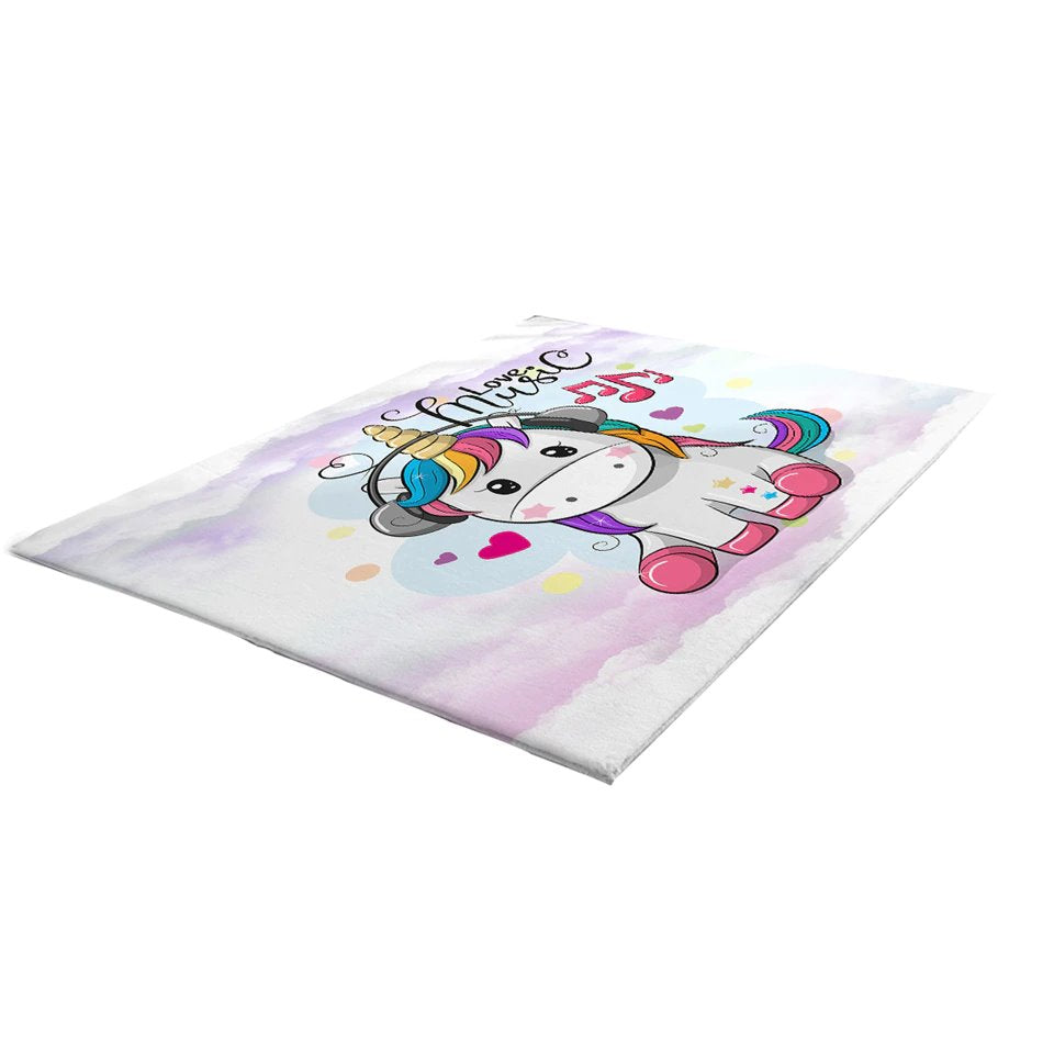 Colorful Unicorn Mat - Kawaiies - Adorable - Cute - Plushies - Plush - Kawaii