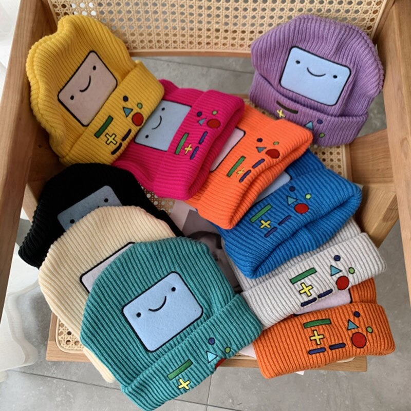 Colourful BMO Robot Beanie Hat - Kawaiies - Adorable - Cute - Plushies - Plush - Kawaii