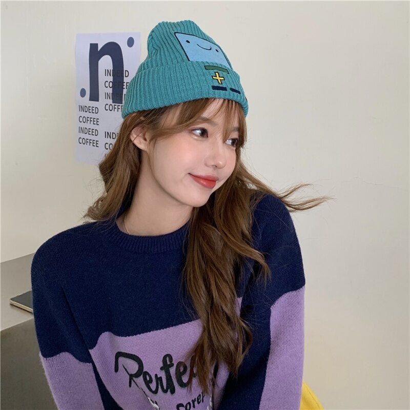 Colourful BMO Robot Beanie Hat - Kawaiies - Adorable - Cute - Plushies - Plush - Kawaii