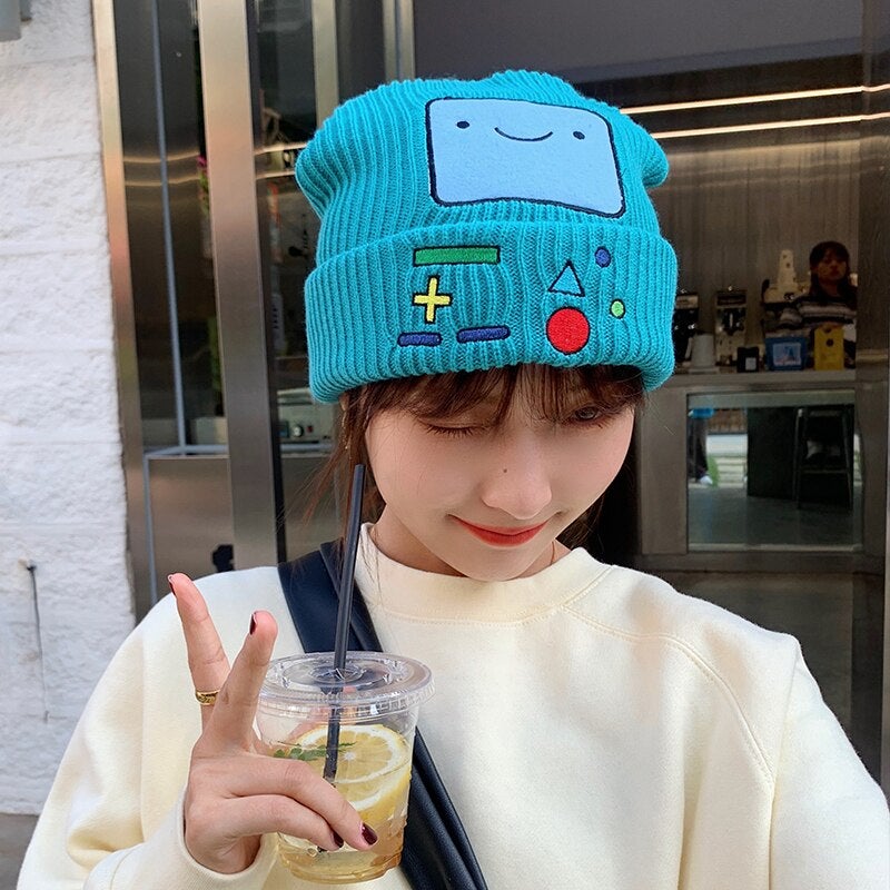 Colourful BMO Robot Beanie Hat - Kawaiies - Adorable - Cute - Plushies - Plush - Kawaii