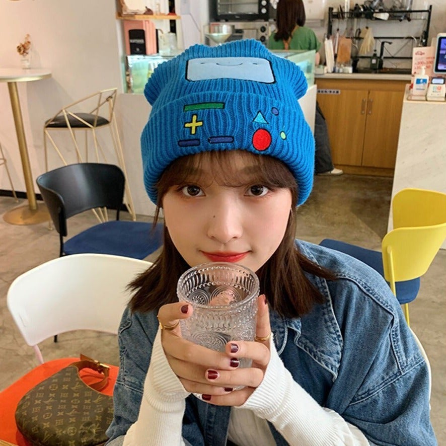 Colourful BMO Robot Beanie Hat - Kawaiies - Adorable - Cute - Plushies - Plush - Kawaii