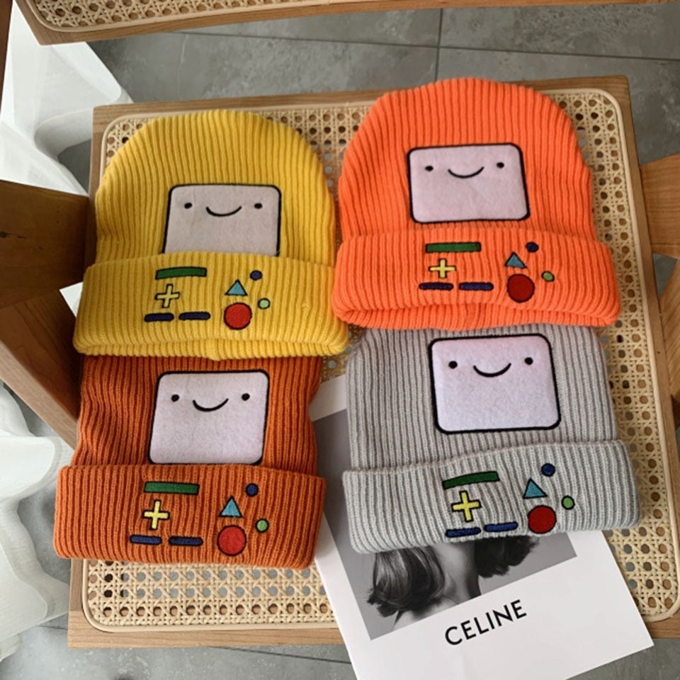 Colourful BMO Robot Beanie Hat - Kawaiies - Adorable - Cute - Plushies - Plush - Kawaii