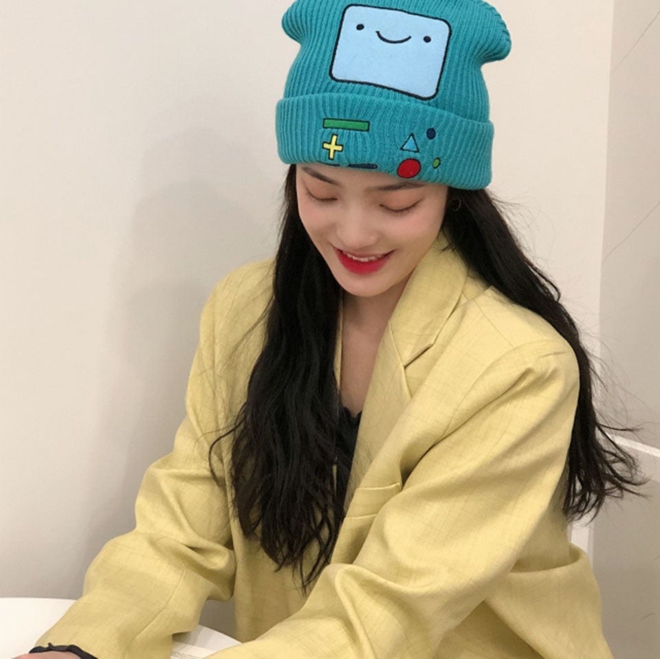 Colourful BMO Robot Beanie Hat - Kawaiies - Adorable - Cute - Plushies - Plush - Kawaii