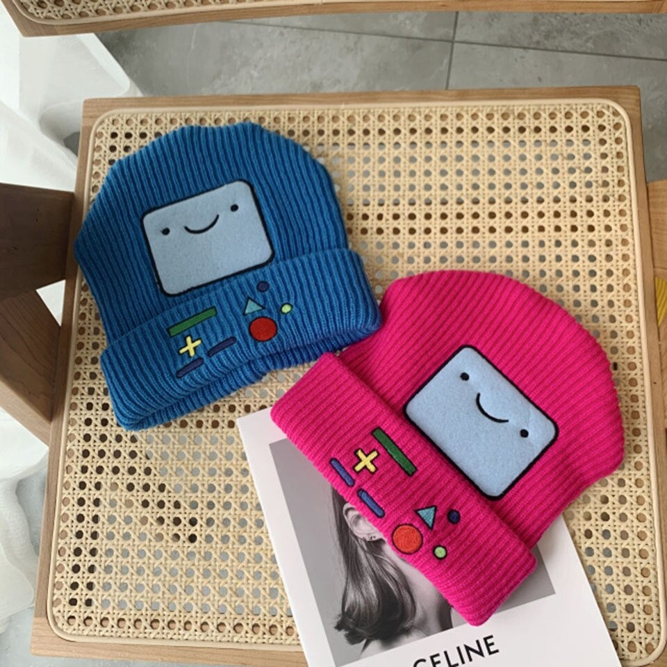 Colourful BMO Robot Beanie Hat - Kawaiies - Adorable - Cute - Plushies - Plush - Kawaii