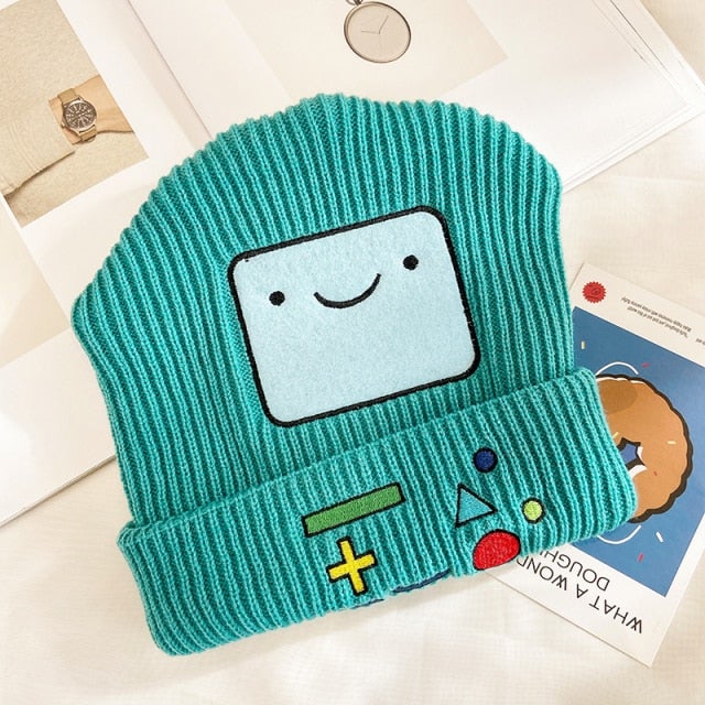 Colourful BMO Robot Beanie Hat - Kawaiies - Adorable - Cute - Plushies - Plush - Kawaii