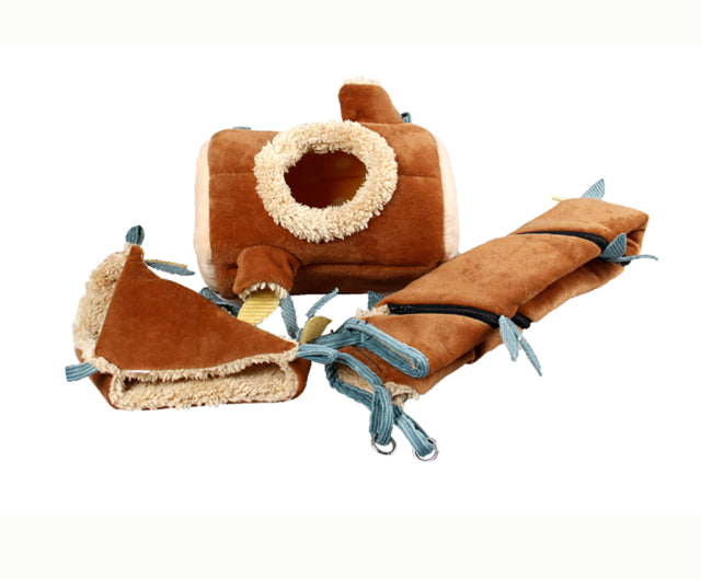 Comfortable Hanging Trunk Tubes Tree Hamster Jungle Set - Kawaiies - Adorable - Cute - Plushies - Plush - Kawaii