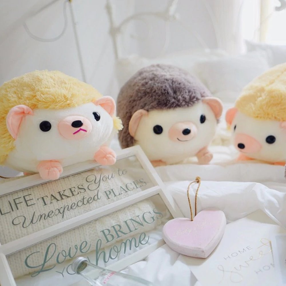 Cookie and Cream Hedgehog - Kawaiies - Adorable - Cute - Plushies - Plush - Kawaii