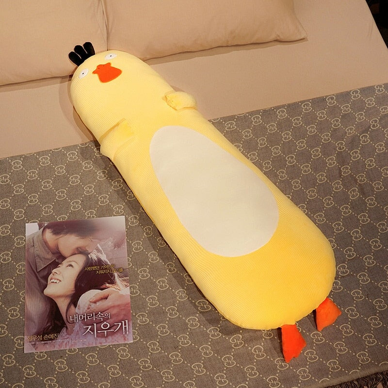 kawaiies-softtoys-plushies-kawaii-plush-Corduroy Long Snuggle Buddy Animal Squad | NEW Soft toy Duck 39in / 100cm 