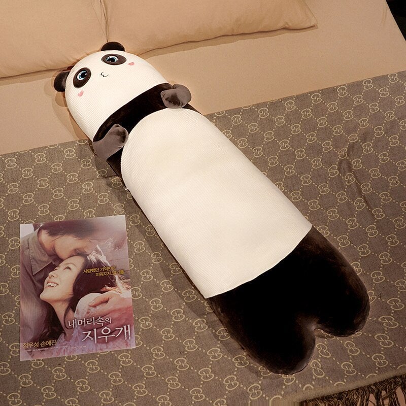 kawaiies-softtoys-plushies-kawaii-plush-Corduroy Long Snuggle Buddy Animal Squad | NEW Soft toy Panda 39in / 100cm 