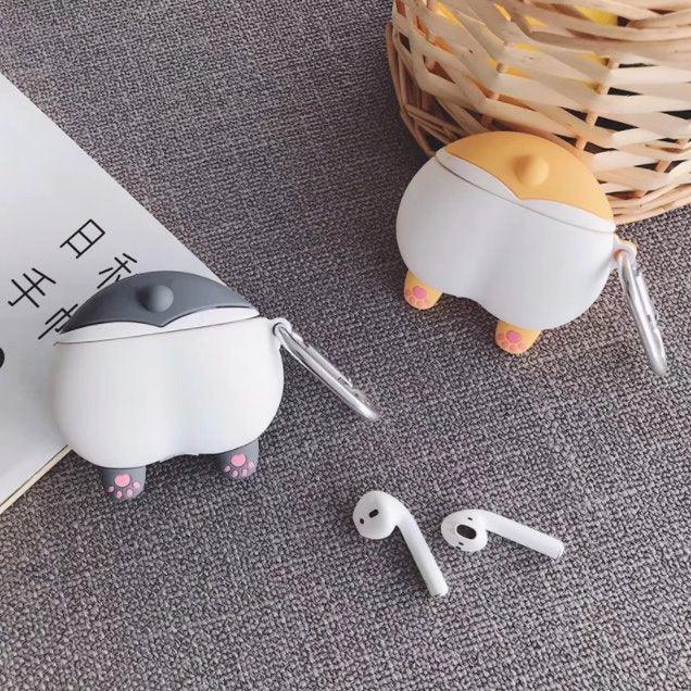 Corgi Butt Airpods Case (1&2) - Kawaiies - Adorable - Cute - Plushies - Plush - Kawaii
