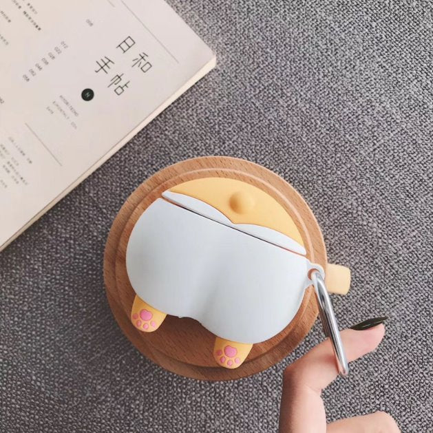 Corgi Butt Airpods Case (1&2) - Kawaiies - Adorable - Cute - Plushies - Plush - Kawaii