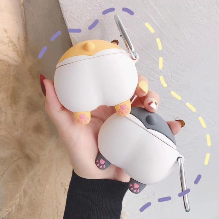 Corgi Butt Airpods Case (1&2) - Kawaiies - Adorable - Cute - Plushies - Plush - Kawaii