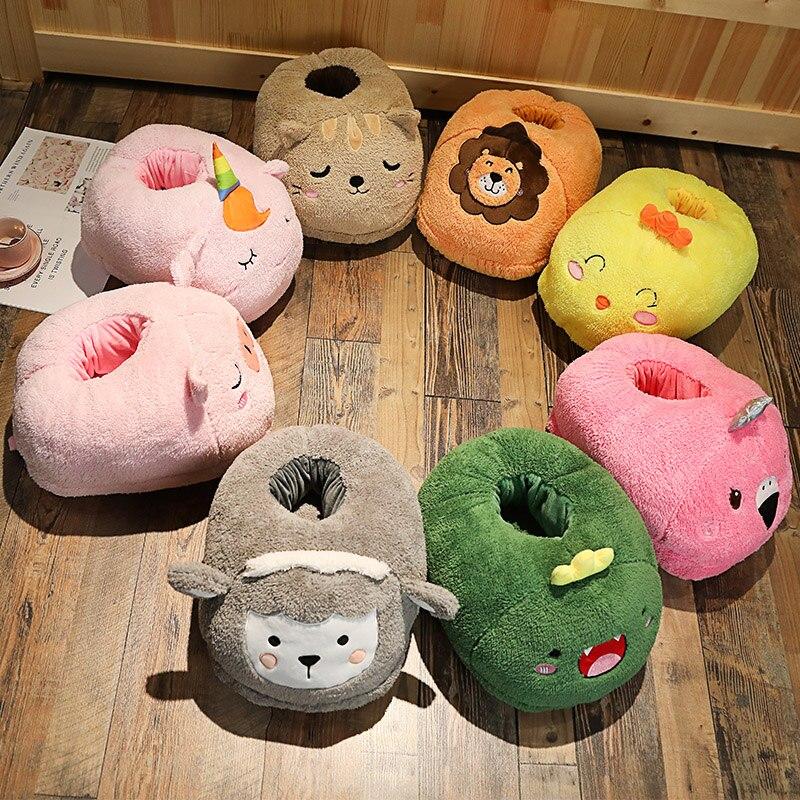 Cosy 2-in-1 Animal Plush Slipper - Kawaiies - Adorable - Cute - Plushies - Plush - Kawaii