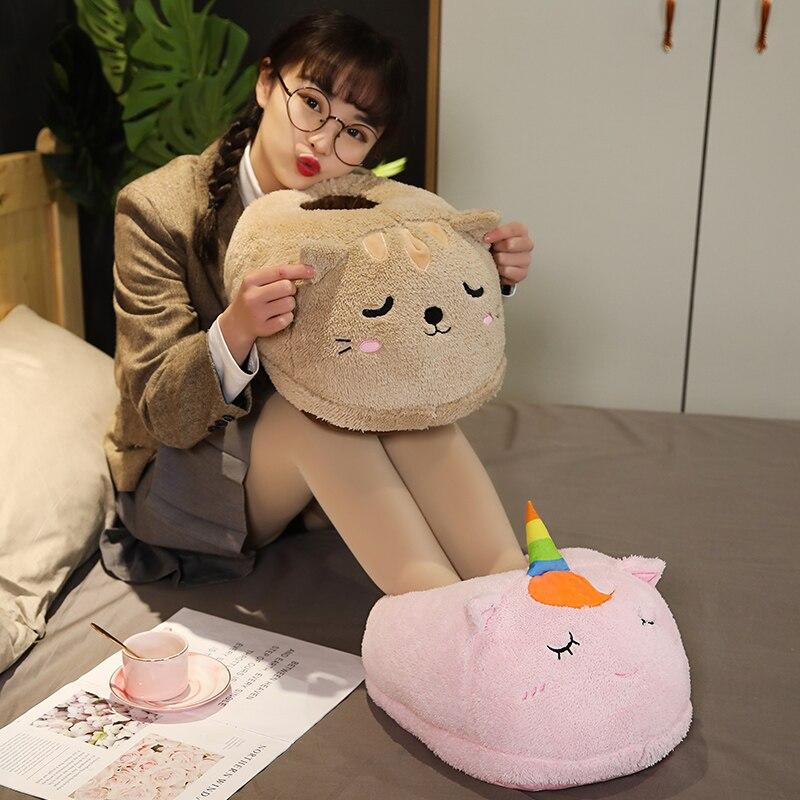 Cosy 2-in-1 Animal Plush Slipper - Kawaiies - Adorable - Cute - Plushies - Plush - Kawaii