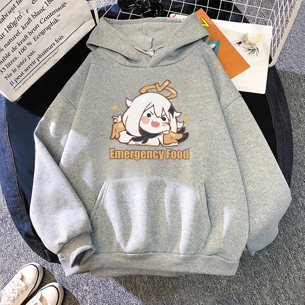 Cute Anime Emergency Food Hoodies - Kawaiies - Adorable - Cute - Plushies - Plush - Kawaii