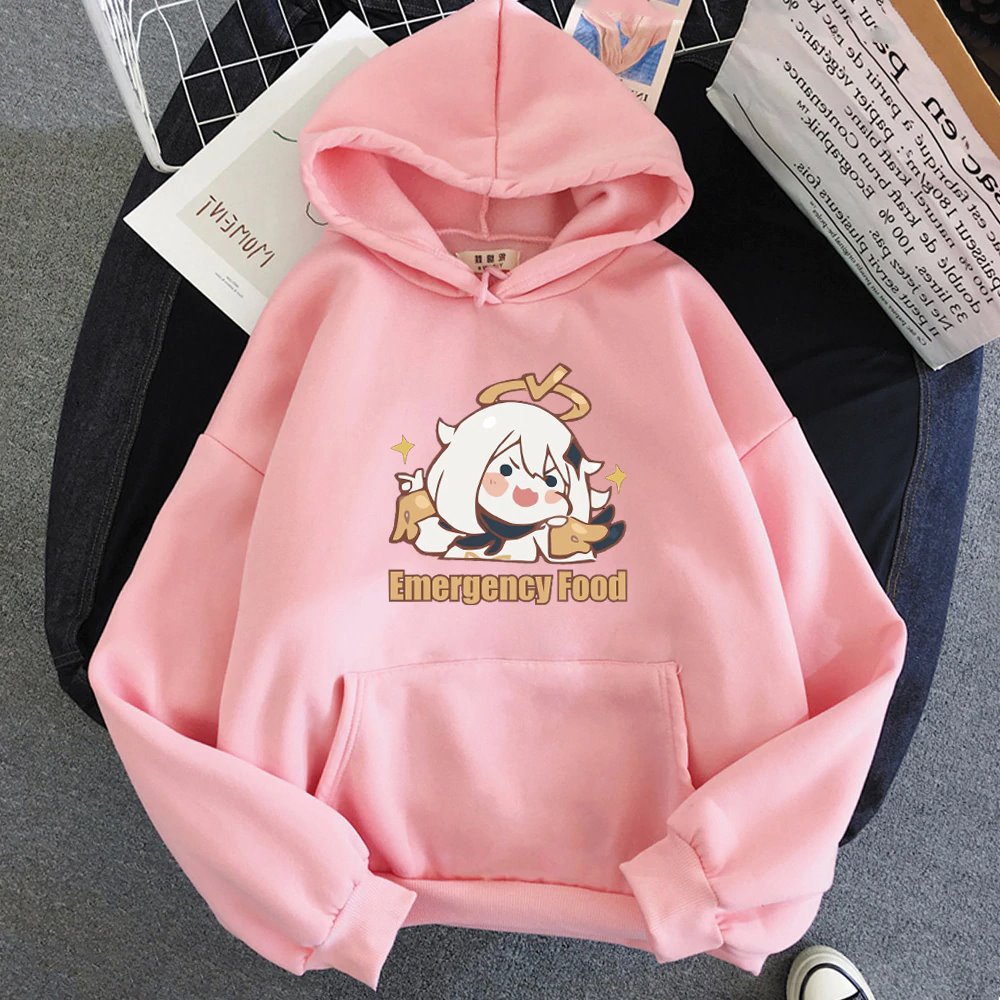 Cute Anime Emergency Food Hoodies - Kawaiies - Adorable - Cute - Plushies - Plush - Kawaii