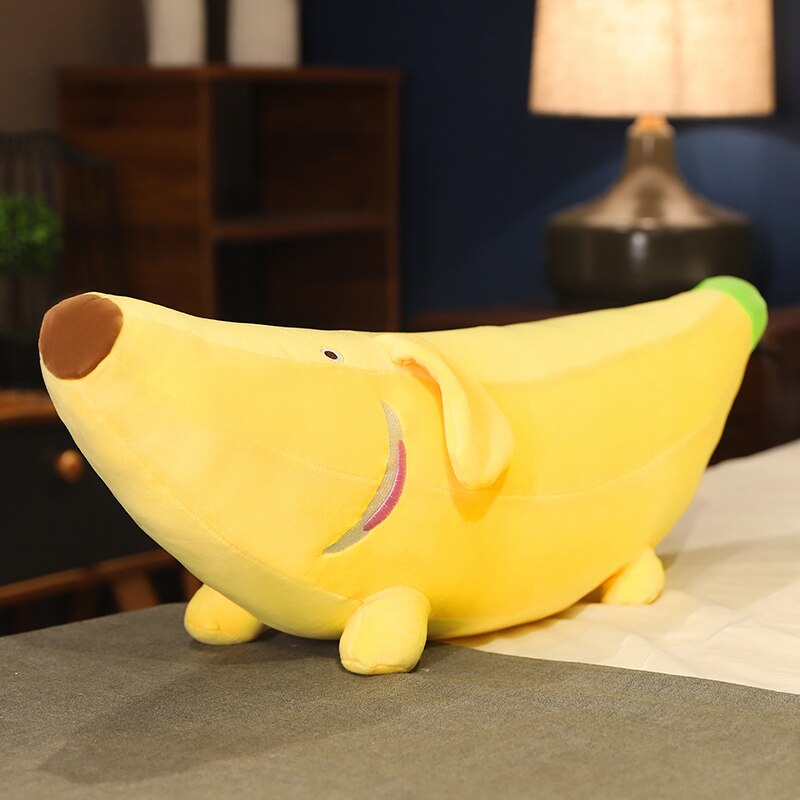 Cute Banana Dog Plushies - Kawaiies - Adorable - Cute - Plushies - Plush - Kawaii