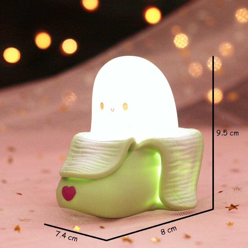 Cute Banana LED Night Light - Kawaiies - Adorable - Cute - Plushies - Plush - Kawaii