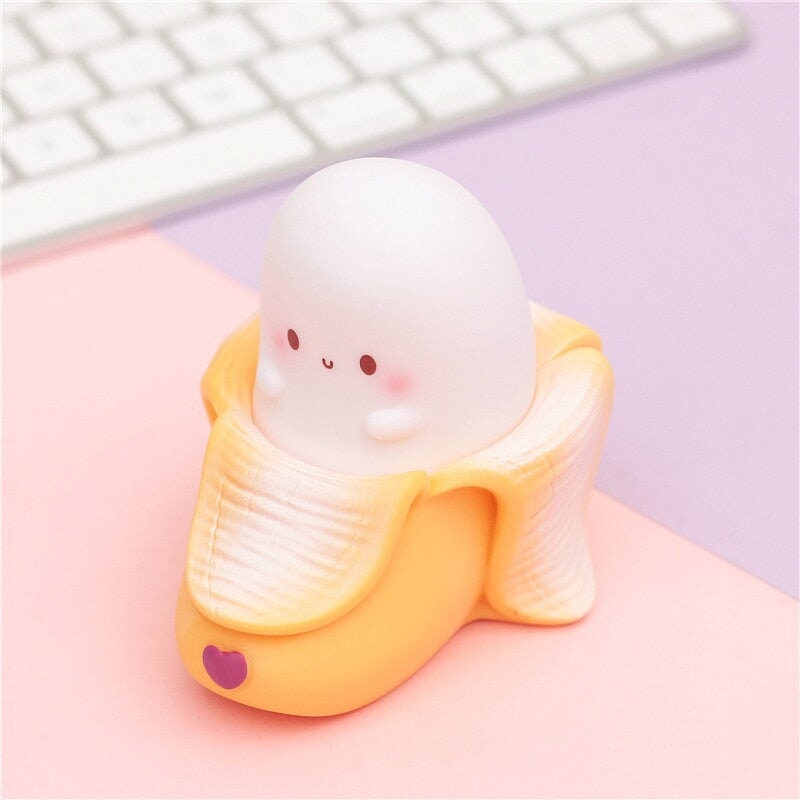 Cute Banana LED Night Light - Kawaiies - Adorable - Cute - Plushies - Plush - Kawaii