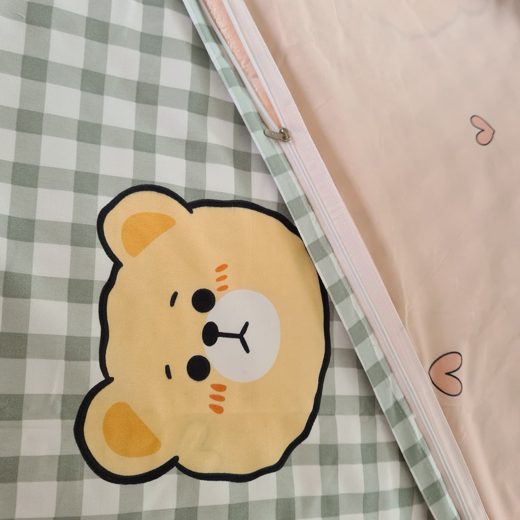 Cute Bear Print Bedding Set - Kawaiies - Adorable - Cute - Plushies - Plush - Kawaii