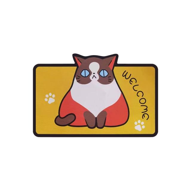 Cute Cat Bathroom Mat - Kawaiies - Adorable - Cute - Plushies - Plush - Kawaii