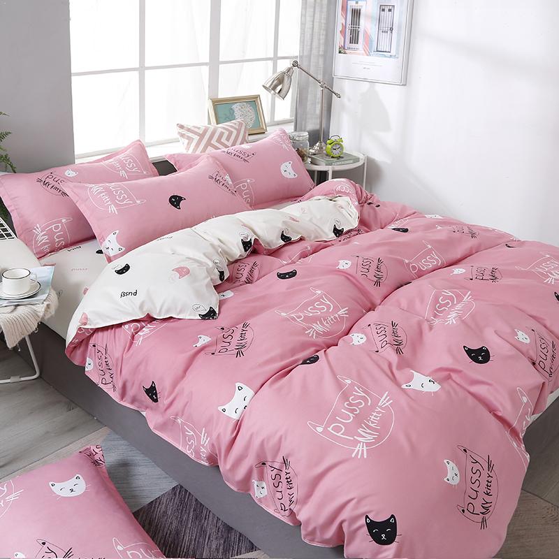 Cute Cat Print Bedding Set - Kawaiies - Adorable - Cute - Plushies - Plush - Kawaii