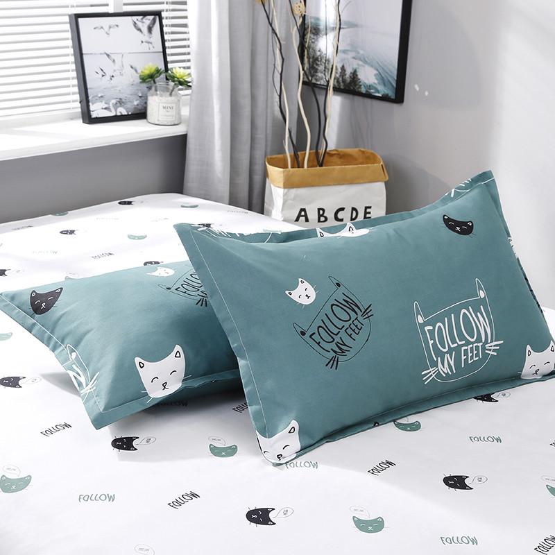 Cute Cat Print Bedding Set without Bed Flat Sheet - Kawaiies - Adorable - Cute - Plushies - Plush - Kawaii