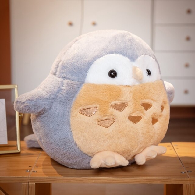 Cute Chonky Owl Plushies - Kawaiies - Adorable - Cute - Plushies - Plush - Kawaii