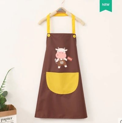 Cute Cow Print Waterproof Apron V2 - Kawaiies - Adorable - Cute - Plushies - Plush - Kawaii